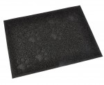 Tapis antiderapant litiere ou repas 30 x 40 cm noir