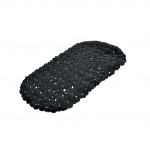 Tapis fond de baignoire 36 x 69 cm Essentiel noir