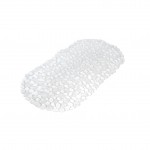 Tapis fond de baignoire 36 x 69 cm Essentiel transparent