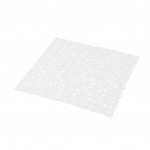 Tapis fond de douche 52 x 52 cm Galet blanc