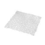 Tapis fond de douche 52 x 52 cm Galet transparent