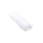 Drap housse gaze coton 60 x 120 cm tendance uni bebe blanc