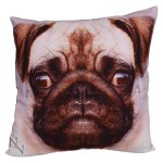 Coussin Chien Carlin 45 cm