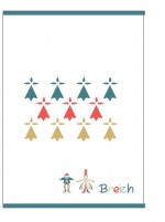 Lot de 2 torchons 50 x 70 cm Hermine bretagne