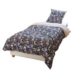 Housse de couette + taie 200 x 200 cm Foret enchantee