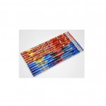 CARS Lot de 12 crayons  papier avec gomme