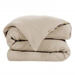 Housse de couette Double Gaze Coton 240 x 260 cm Gaia ficelle