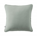 Coussin dhoussable 45 x 45 cm GAIA Eucalyptus  Gaze de coton avec passepoil lgant