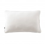 Coussin dhoussable 40 x 60 cm GAIA Blanc  Gaze de coton avec passepoil lgant