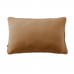 Coussin dhoussable 40 x 60 cm GAIA Camel  Gaze de coton avec passepoil lgant