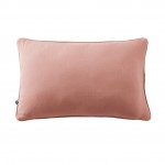 Coussin dhoussable 40 x 60 cm GAIA Rose peche  Gaze de coton avec passepoil lgant