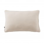 Coussin dhoussable 40 x 60 cm GAIA Beige  Gaze de coton avec passepoil lgant