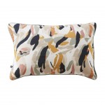 Coussin dhoussable 40  60 cm JULIA  Gaze de coton, passepoil raffin et confort cocoon