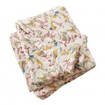 Bout de lit 90 x 200 cm en gaze de coton imprime CLARENCE