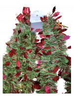 Guirlande de Noel houx et cadeaux 2.7 m