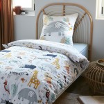 Parure housse de couette Collection Animaux de la savane