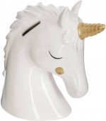 Tirelire dolomite Licorne 16 cm
