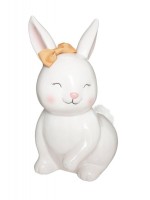 Tirelire dolomite Lapin 22 cm