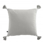 Coussin en gaze de coton 40 x 40 cm Gaia nuage