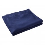 Drap plat percale de coton 240x300cm Bleu marine