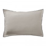Taie d'oreiller en lin lave 50 x 70 cm beige