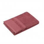 Serviette de toilette 70 x 140 cm Lilas marsala