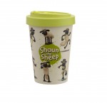 Mug de Voyage Ecologique en Bambou Shaun Le Mouton