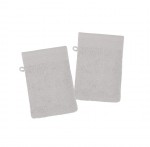 Lot de 2 gants de toilette 15 x 21 cm lylia lin