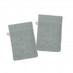 Lot de 2 gants de toilette 15 x 21 cm Lylia amande