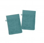 Lot de 2 gants de toilette 15 x 21 cm Lilas Lagon