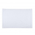 Tapis de bain en coton 45 x 70 cm Lilas blanc