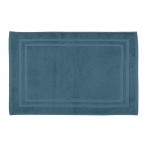 Tapis de bain en coton 45 x 70 cm Lilas bleu p�trole