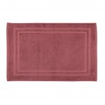 Tapis de bain en coton 45 x 70 cm Lilas marsala
