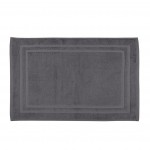 Tapis de bain en coton 45 x 70 cm Lilas anthracite
