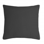 Coussin polyester uni 60 x 60 cm Pop color anthracite