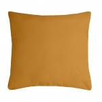 Coussin polyester uni 60 x 60 cm Pop color curry