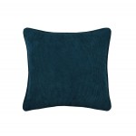 Coussin cotele 45 x 45 cm Antoine bleu ptrole