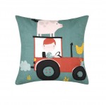Coussin en coton 40 x 40 cm Tom a la ferme