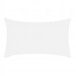 Coussin polyester uni 30 x 50 cm Pop color blanc