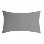 Coussin polyester uni 30 x 50 cm Pop color gris souris