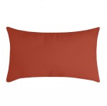 Coussin polyester uni 30 x 50 cm Pop color terracotta