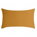 Coussin polyester uni 30 x 50 cm Pop color curry