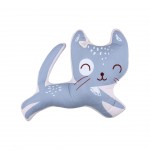 Coussin 45 cm Zoeline forme de chat