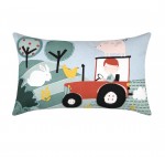 Coussin en coton 30 x 50 cm Tom a la ferme