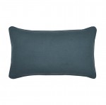 Coussin en gaze de coton 30 x 50 cm Pop color petrole