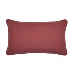 Coussin en gaze de coton 30 x 50 cm Pop colors terracotta