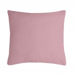 Coussin polyester uni 60 x 60 cm Pop color rose