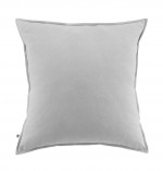 Taie d'oreiller flanelle 63 x 63 cm Candice brume