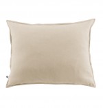 Taie d'oreiller flanelle 50 x 70 cm Candice Sable