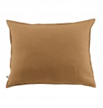 Taie d'oreiller flanelle de coton 50 x 70 cm Candice camel